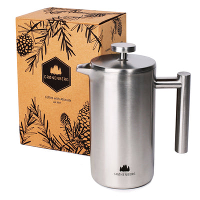 Groenenberg French Press aus Edelstahl | 0,6 Liter