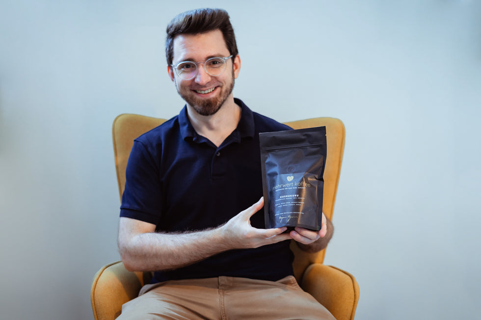 Michael P. Pfeiffer vom mehrwert kaffee Team