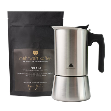 Groenenberg Mokka-Kanne & Espresso nach Wahl im Set