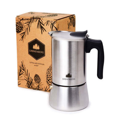 Groenenberg Edelstahl Espressokocher | 6 Tassen