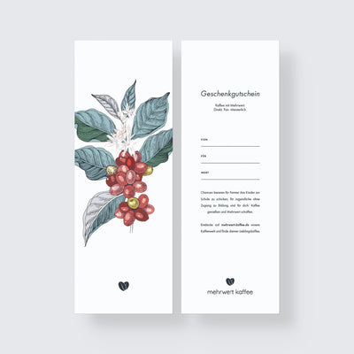 Geschenkgutschein per Post